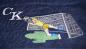 Preview: Handtuch mit Torwart und Fußballtor bestickt